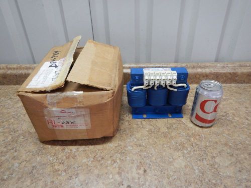 NEW MTE RL-03502 Three Phase Line Reactor  35 Amp 0.800 mH 3 Phase Open