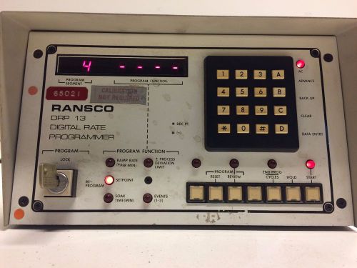JC Systems Ransco DRP 13 Digital Rate Programmer Controller Test Chambers