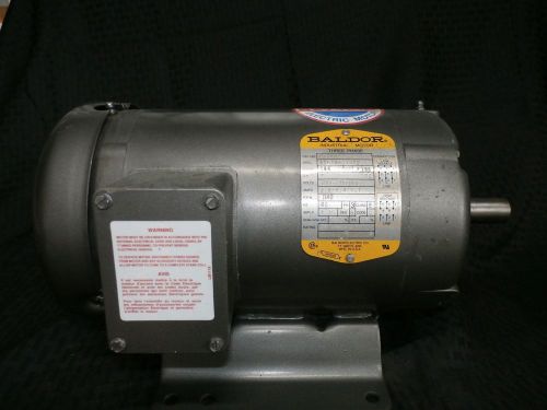 BALDOR M3604 1HP, 3 PH, 230/460V, 1140 RPM, 184 FRAME