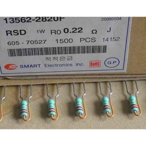 10 pieces  rsd resistor 1Watt  0.22 ohm