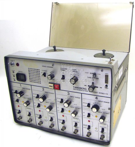 Vintage Tandberg Instrumentation EKG Recorder 115 Reel to Reel