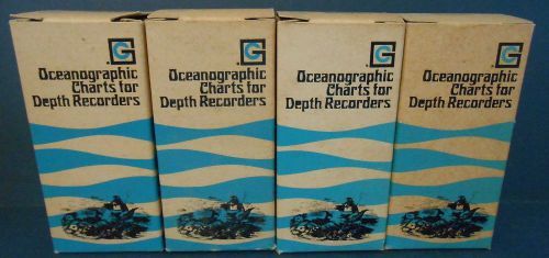 Oceanographic Charts for Depth Recorders. Fits Kelvin Hughes. (4)  HE 003 NOS