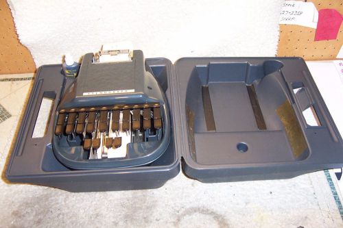 STENOGRAPH REPORTER SHORTHAND MACHINE WITH HARD CASE
