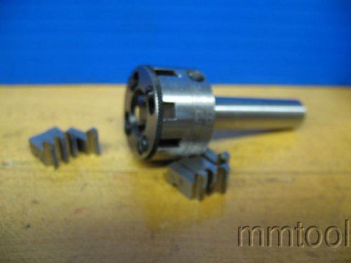 GEOMETRIC EJ-5 3/16&#034; DIE HEAD WITH THREAD CHASERS 2-56 6-32 ***SUPERB***