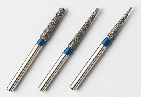 100 dental diamond burs flat-end tapered medium fg 1.6mm g-cz for high handpiece for sale