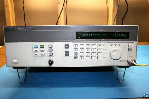 HP Agilent 83712A Synthesized Generator 10Mhz-20Ghz Calibrated Warranty 1E5, 1E8