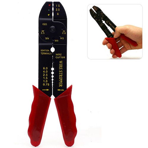 Multifunction Cable Wire Stripper 7.7&#034; Cutting Stripping Cutter Plier Hand Tool