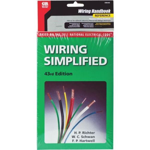 Electrical wiring simplified pocket reference book-electrical wiring book for sale