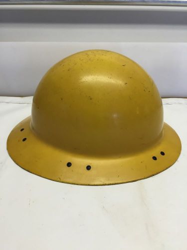 Vintage msa shockgard hard hat steel mill / construction safety logging for sale