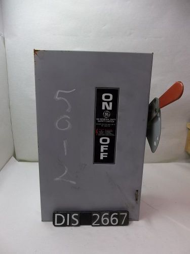 GE 240 Volt 60 Amp Fused Disconnect (DIS2667)