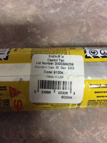 Sikaflex (3 Tan) Construction Sealant 20oz Tube Sausage Expired