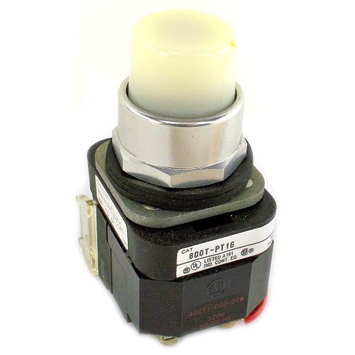 Allen Bradley Illuminated Push Button Pilot Device 800T-PT16