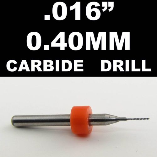 .016&#034; 0.40mm #78 - One Carbide Drill Bit - Models Hobby PCB CNC Dremel R/S