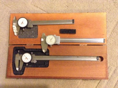 Machinist tool lot Starrett 6&#034; 9&#034; Brown and Sharpe 6&#034; Calipers broke for parts
