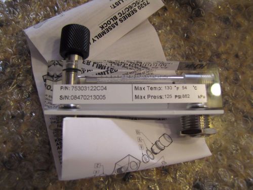 King instrument flow meter 75303122c04   12 gph  ss iv    1/4 fnpt  new in box for sale