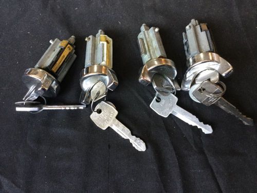 Ford Ignitions, pin tumblers, w/ keys, set of 4