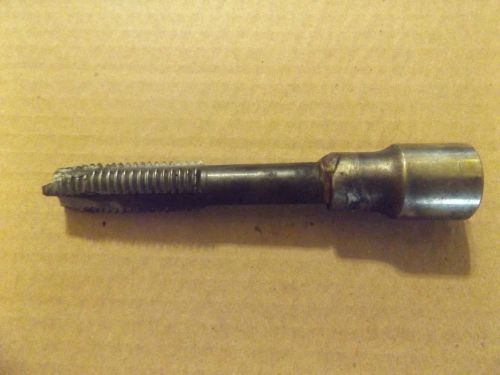 5/8&#034; - 11 thread tap with 1/2&#034; drive socket welded on end 4 13/16&#034; long 3 flute for sale