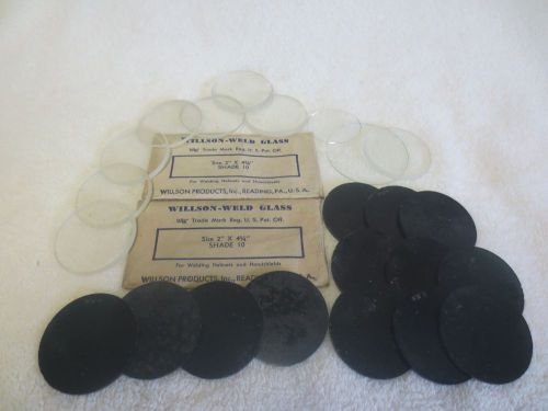 Multiple Lot of Vintage Willson-Weld Safety Goggle Replacement Lenses