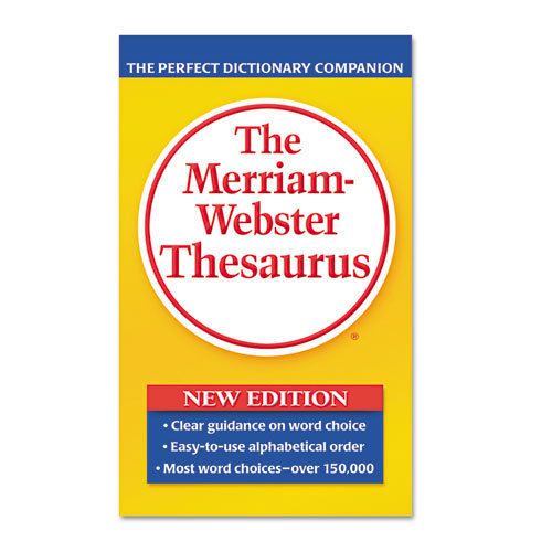 Paperback thesaurus, dictionary companion, paperback, 800 pages for sale