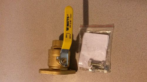Watts 1 1/2&#034; brass isolation pump flange, valve, sweat ipf-s-m1, new!!! for sale