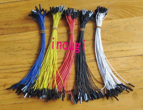 5 colors 20cm 2.54mm1p-1p female to female Dupont Wire Jumper For Arduino 100pcs