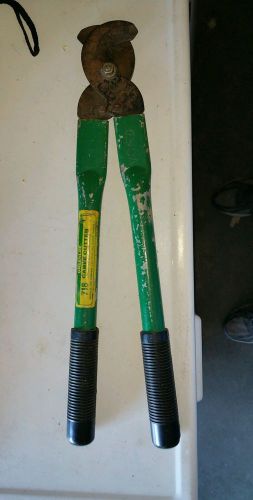 Greenlee tools 718 cable cutter 18&#034; heavy duty for sale