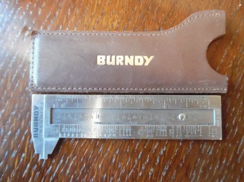 Burndy wire mike ruler, cable, solid wire, aircraft, slide vintage advertisement