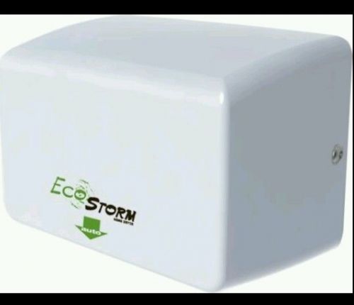 EcoStorm Electric Hand Dryer, Go Green, 110-120V, White hd940