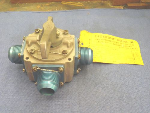 Valve, fuel transfer valve, selector valve, Parker # 11-1044-4M4