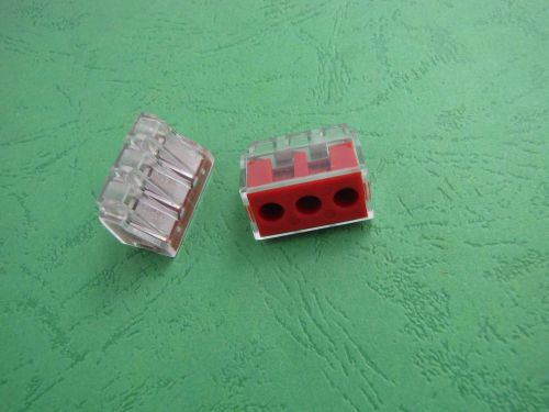 NEW 5PCS WAGO 6 WIRE ELECTRIC PUSH CONNECTOR TERMINAL BLOCK
