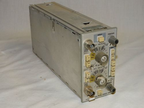 TEK TEKTRONIX 5000 Series 5A48 Dual Trace Amplifier, UNTESTED, AS-IS