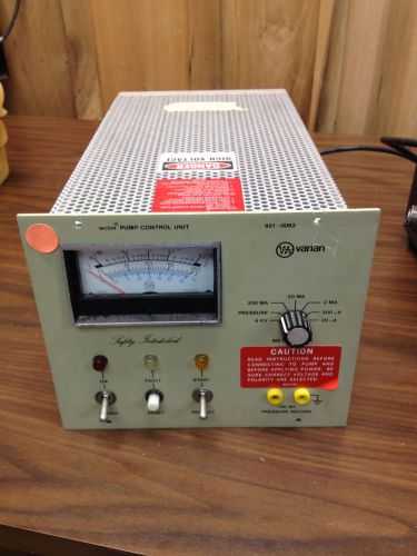 Varian 921-0062 Industrial VacIon Vacuum Ion Pump Controller Unit NO POWER PARTS