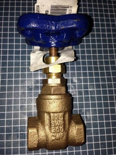 Lot of 8, nibco, t-113, 1/4&#039;&#039; bronze gate valves, mss sp-80, 125swp, 200cwp for sale