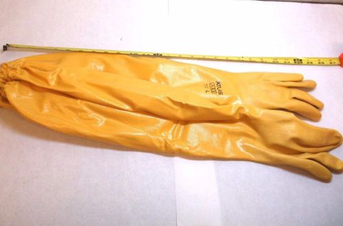 1pa59 1pr chemical resistant glove 26&#034; size 9 new (g24k) for sale