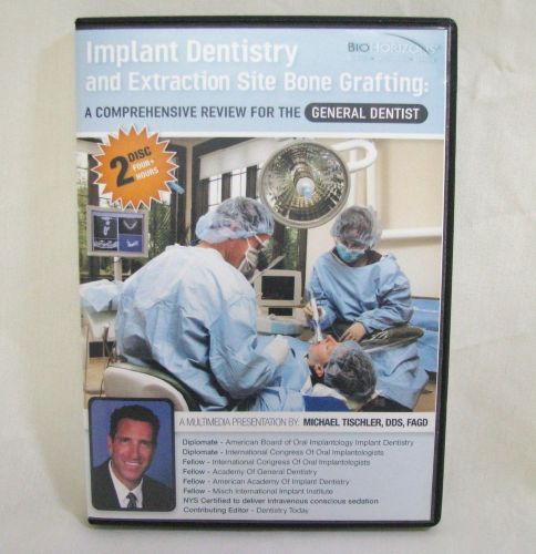 Implant Dentistry &amp; Extraction Site Bone Grafting - 2 DVD - Dental
