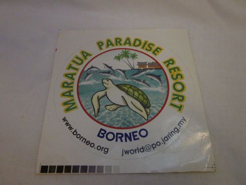 B-384 CD Label Maratua Paradise Resort Borneo White borneo.org 09