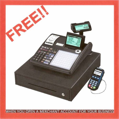 CASIO Cash Register &amp; Credit Card Processing Equipment For Business Owners