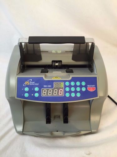 ROYAL SOVEREIGN RBC-1003 FRONT LOADING CASH COUNTER Dual Counterfeit Protection