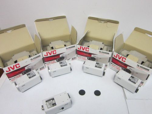 Lot of 5 JVC TK-C9300UA / TK-C9300U Hi-Res Color Video Surveillance Cameras