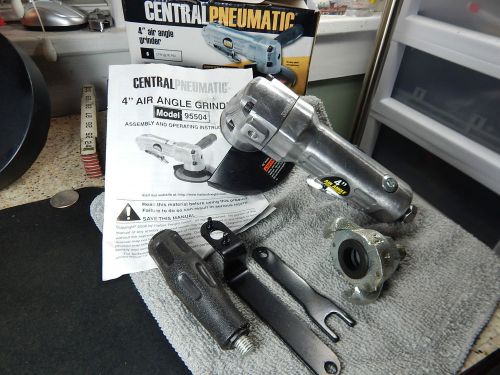 Central Pneumatic 4 in Air Angle Die Saw Grinder 10,000 RPM  w/Chicago Fitting