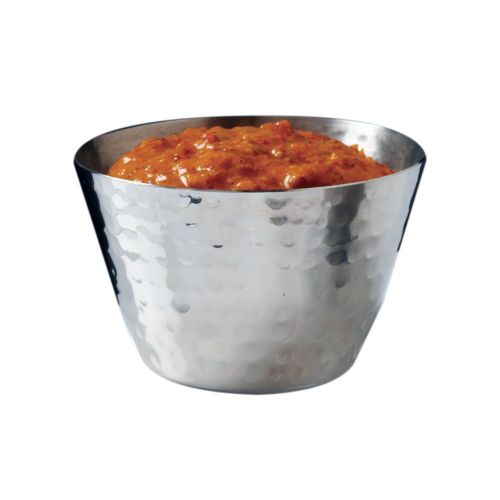 American metalcraft hamsc4 hammered s/s 4 oz sauce cup for sale