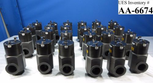Vat 62034-ka18-1005 right angle isolation valve lot of 24 for parts as-is for sale