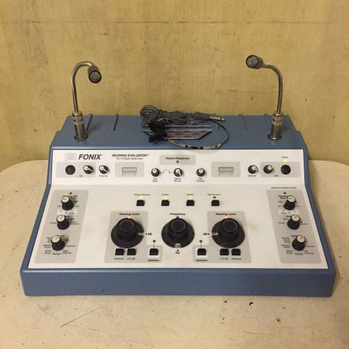 Fonix FA 10 Hearing Evaluator / Audiometer w/ Bone Vibrator – Tested Working