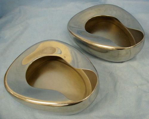 2 vollrath stainless steel ware  bed pans #9901 for sale
