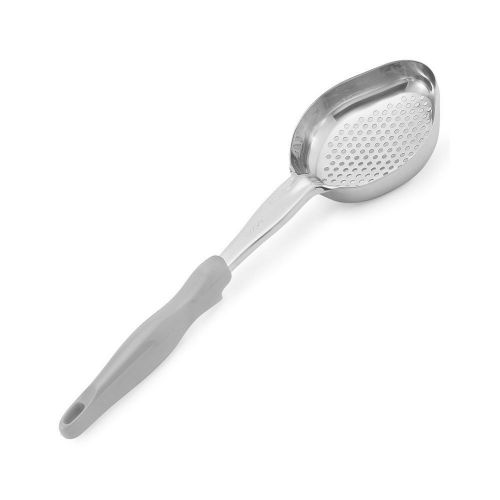 Vollrath 6422445 4 Oz. Gray Perforated Oval Spoodle