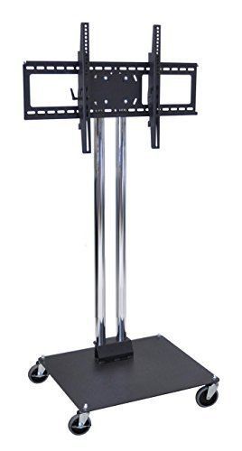 H WILSON WPSMS44CH-4 Universal Flat Panel Stand with 4&#034; Casters