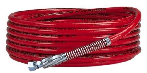 Wagner 0270192 high pressure airless paint spray hose, red, 1/4-inch by 25-feet for sale