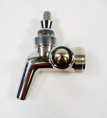 Perlick flow control faucet beer tap stainless steel * missing control knob* for sale