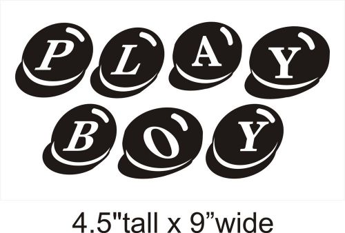 Play Boy Text Funny Car Vinyl Sticker Decal Truck Bumper Laptop -1583