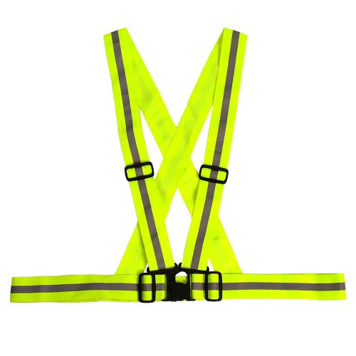 Reflective vest harness high visibility or cycling safety adjustable security for sale
